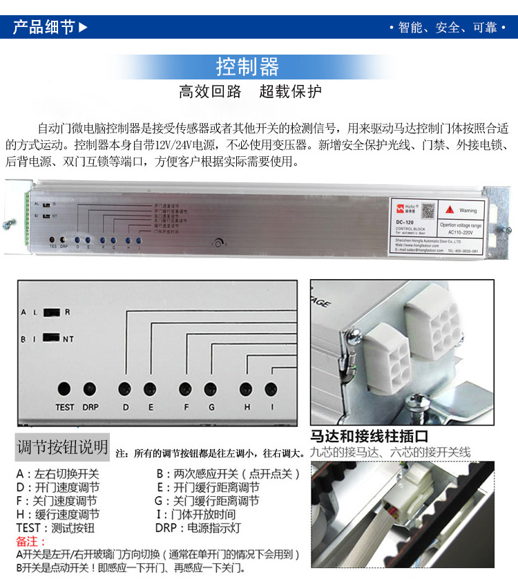 自動門控制器局部詳圖 自動門控制器局部詳圖