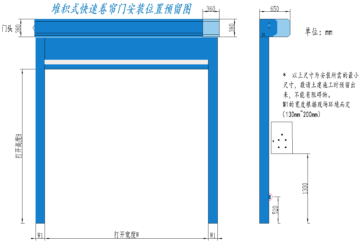 快速堆積門 快速堆積門